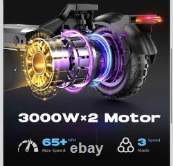 Tuziwuzs s 6000W Dual Motor Electric Scooter 65 MPH 80 Mile Range 60V33AH