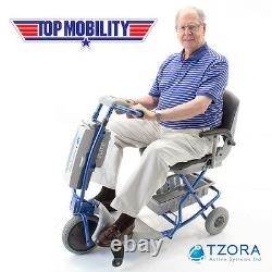 Tzora ELITE Easy Travel Folding Portable Electric Mobility Scooter & Free Gifts