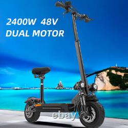 USED40Mph Speed &40 Miles Range Electric Scooter for Adults with Removeable Seat
