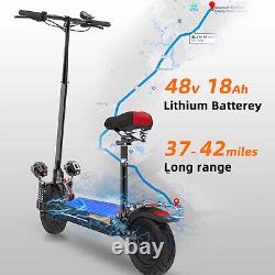 USED40Mph Speed &40 Miles Range Electric Scooter for Adults with Removeable Seat