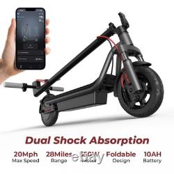 US 550W ELECTRIC SCOOTER FOR ADULTS 20 MPH& 28 MILES WithDUAL BRAKING SYSTEM &APP