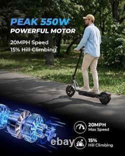 US 550W ELECTRIC SCOOTER FOR ADULTS 20 MPH& 28 MILES WithDUAL BRAKING SYSTEM &APP