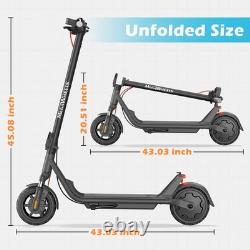 US! Adult Electric Scooter Long Range E-Scooter Travel Commuter &Shock Suspension