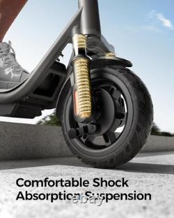 US! Adult Electric Scooter Long Range E-Scooter Travel Commuter &Shock Suspension