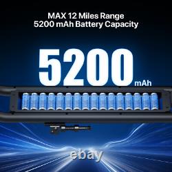 US Electric Scooter Adult Folding 25KM/H Fast Speed Safe Urban Commute E-Scooter