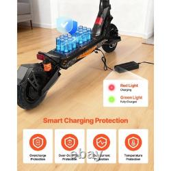 Uimoso 500W 10 Electric Scooter Adults Foldable E-Scooter 24Mph 25 Miles Range