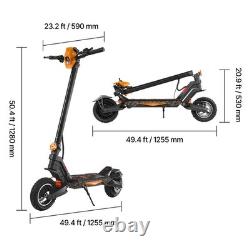 Uimoso 500W 10 Electric Scooter Adults Foldable E-Scooter 24Mph 25 Miles Range
