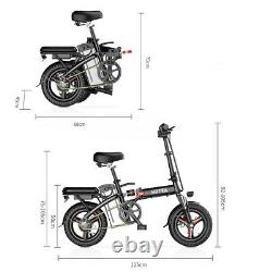 Upgrade Folding Electric Bike Suitable For Adults 250W Ebike with Lithium Battery