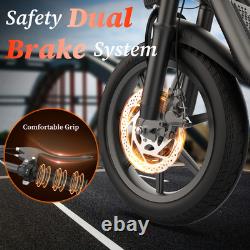 Upgraded Electric Scooter for Adults Scooter with Seat E-scooter with Suspension