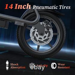 Upgraded Electric Scooter for Adults Scooter with Seat E-scooter with Suspension