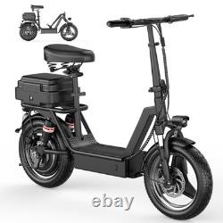 Upgraded Electric Scooter for Adults Scooter with Seat E-scooter with Suspension