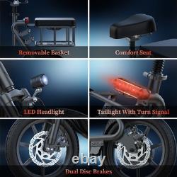 Upgraded Electric Scooter for Adults Scooter with Seat E-scooter with Suspension