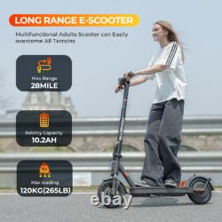 Us Adult Electric Scooter 20mph Max Speed 600w 28mile E Scooter Front Suspension