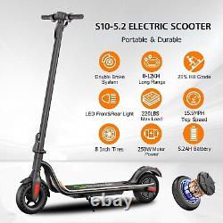 Us Electric Scooter Adult 5.2ah E-scooter Folding Fast Speed Urban Commute Tool