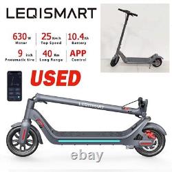Used 630W 10.4AH 40KM Electric Scooter Adult Kick Folding EScooter Urban Commute