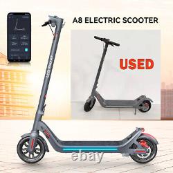 Used A8 Adult Electric Scooter 40km Long Range Folding 630w Urban Commuter +app