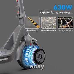 Used A8 Adult Electric Scooter 40km Long Range Folding 630w Urban Commuter +app