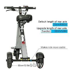 Used TopMate ES30 Folding Electric Tricycle for Adult, 3 Wheel Mobility Scooter
