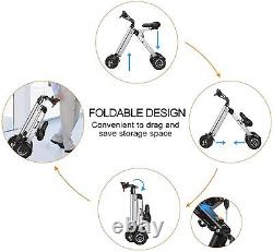 Used TopMate ES31 Folding Electric Tricycle for Adult, 3 Wheel Mobility Scooter