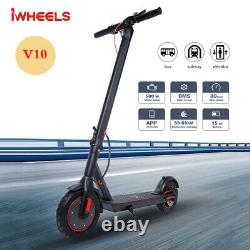 V10 10'' Folding Electric Scooter Max Speed 19 mph E-Scooter Adult Safe Commuter