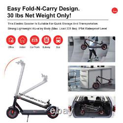 V10 Electric Scooter Adults Foldable 500W E-Scooter Safe Urban Commuter Scooter