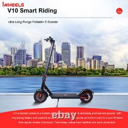 V10 Electric Scooter Adults Folding 500W 36V E-Scooter Safe Urban Commuter