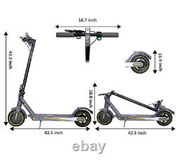 V8 Adult Foldable Electric Scooter 19mph Max Speed 350W Motor Free Shipping USA