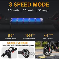 VILOBOS 350W Electric Scooter Folding Adult Motorized Kick E-Scooter 36V LED APP