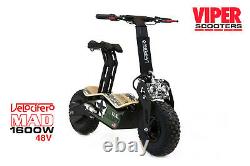Velocifero Mad New 2020 Model, 1600W 48V Electric Scooter, ARMY VS