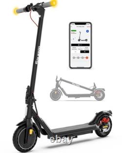 W16S 300W Electric Scooter with Turn Signal, 8.5 Solid Tires, 18Mph &