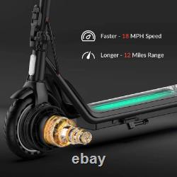 W16S 300W Electric Scooter with Turn Signal, 8.5 Solid Tires, 18Mph &