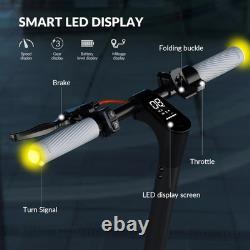 W16S 300W Electric Scooter with Turn Signal, 8.5 Solid Tires, 18Mph &