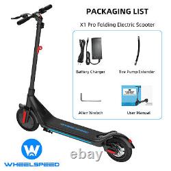 Wheelspeed WS1 Pro Electric Scooter Adults 40 Miles Long Range Folding E Scooter