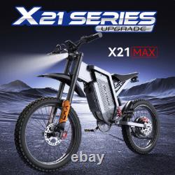 X21 MAX 3000W Peak 6000W Electric Bike for Adults 60V 30AH Samsung Battery 45MPH