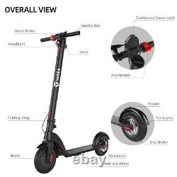 YADEA Adult Electric Scooter with 49 Miles Battery Life Safe Urban Commuter 350W