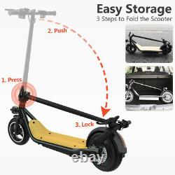 YADEA Adult Electric Scooter with 49 Miles Battery Life Safe Urban Commuter 500W