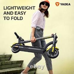 YADEA Foldable Electric Scooter Adults KS3 Lit, Max 15.6 MPH, 12 Miles Range