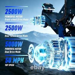 ZIPPYGO APP Control 5000W Electric Scooter 50MPH 55 Miles 60V 25AH NFC Unlock US