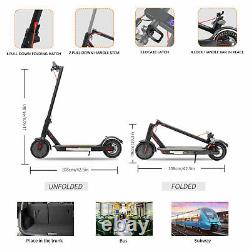 ZeeBull Electric Scooter Adult, 8.5 Solid Tires 350W Motor Long-range Battery